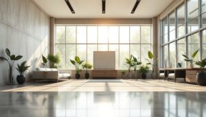 نقش بتن پولیشی در معماری پایدار و ساختمانهای سبز - هارد شاینی