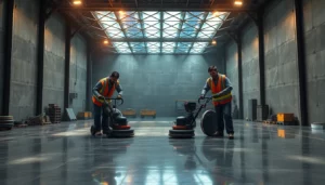 تأثیر فرآیند پرداخت و پولیش بر دوام و براقیت بتن - هاردشاینی